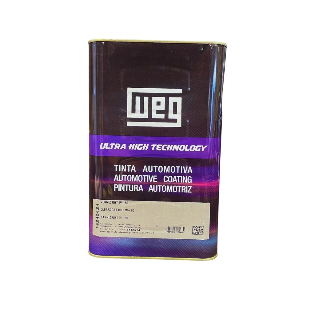 KIT Barniz Clear Automotriz HS W-60 + CATA 7,5LTs