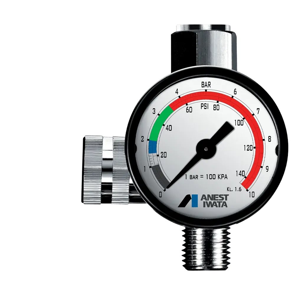 IWATA REGULADOR PRESION CONTROLLER MANOMETRO