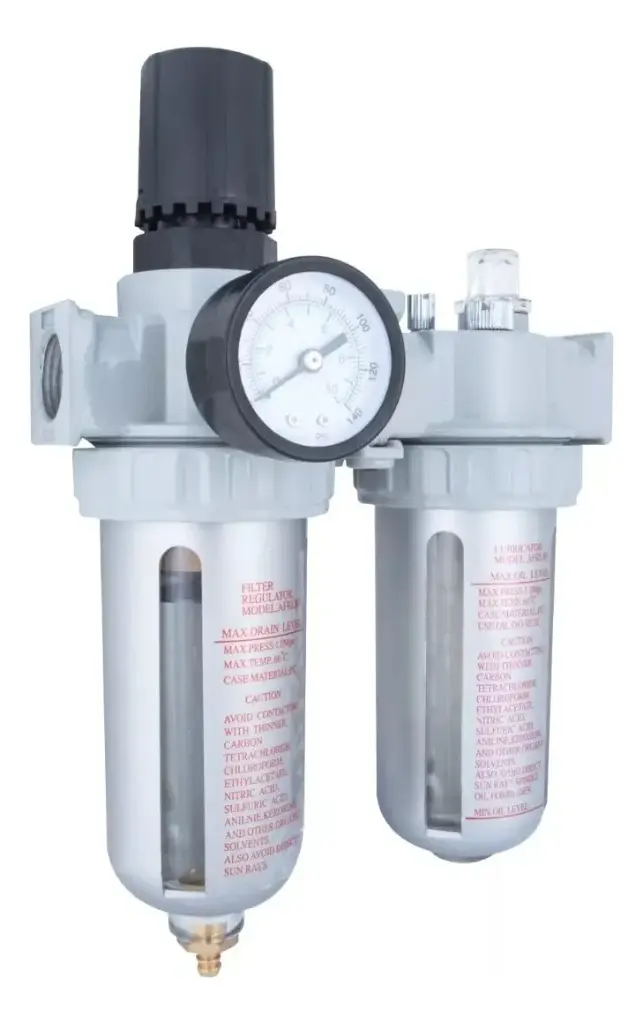 [R8039-1] AEROPRO FILTRO AGUA Y LUBRICADOR DOBLE 1/4" AFRL80 UNI