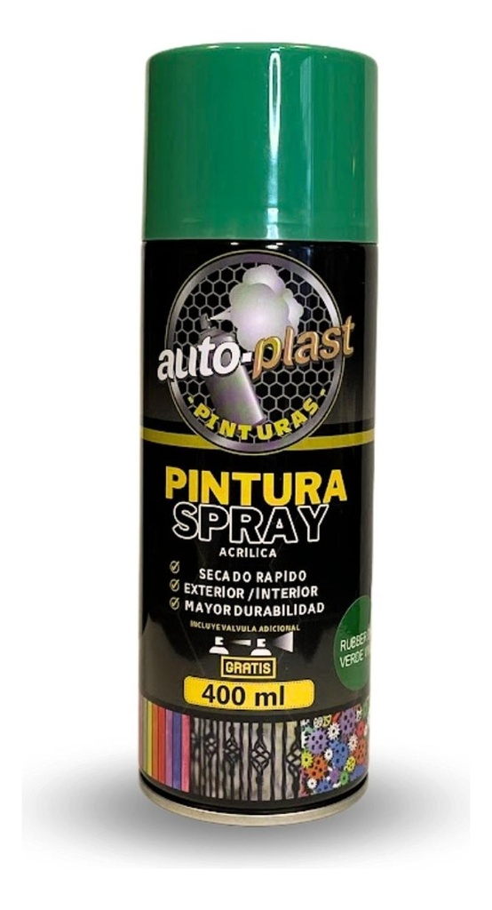Spray Plasti dip Colores Removible Autoplast 400 Ml