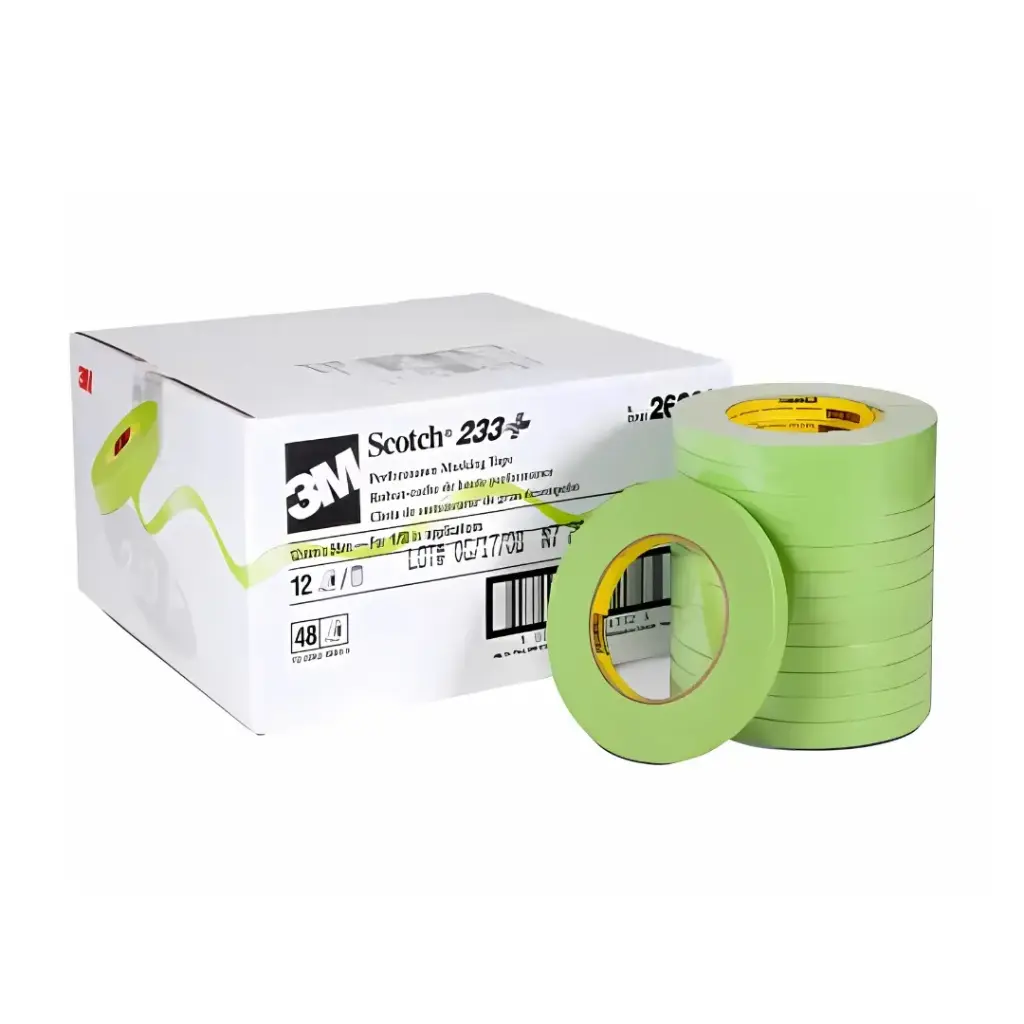 3M CINTA ENMASCARAR 233+ 1/2" - 12MMX55M VERDE