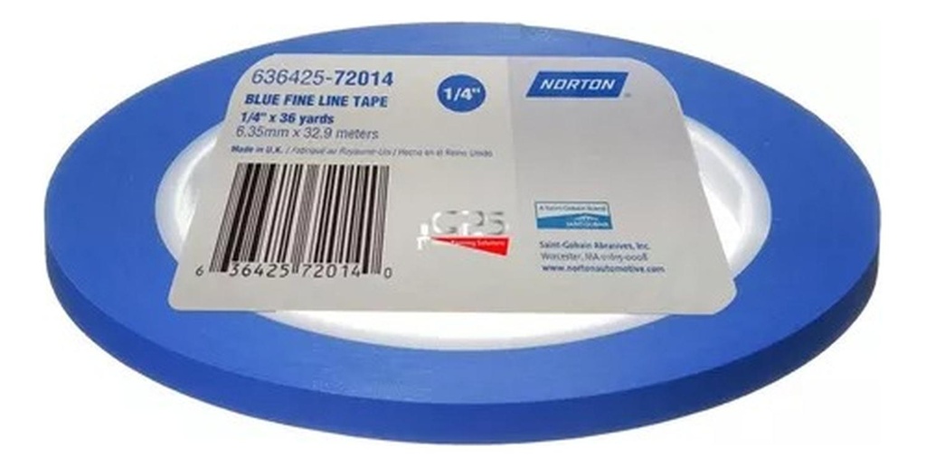 Cinta Filetear Perfilar Líneas Automotriz Fineline 6mmx33mt.