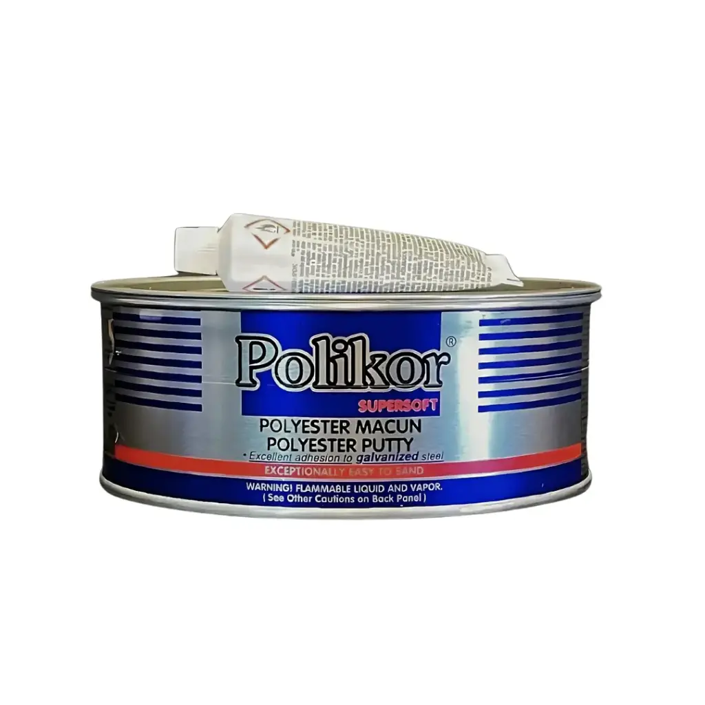 POLIKOR MASILLA SUPERSOFT POLIESTER PUTTY + POMO 25G 1 KG
