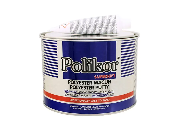 [PKSS18] POLIKOR MASILLA SUPERSOFT POLIESTER PUTTY + POMO 15G 485 grs