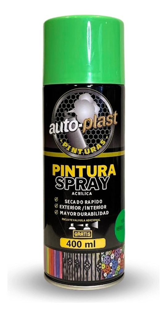 Spray Fluorescente Colores 400 Ml 