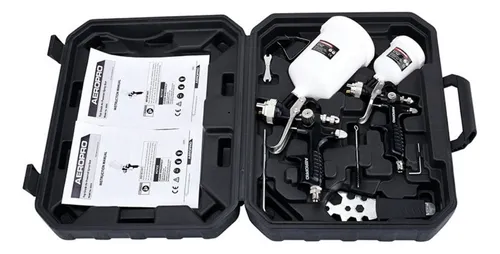 AEROPRO KIT PISTOLA HVLP 1,3 MM Y 1,0MM UNI