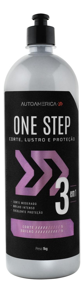 Compuesto pulidor Auto One Step 3 En 1 1LT Autoamerica