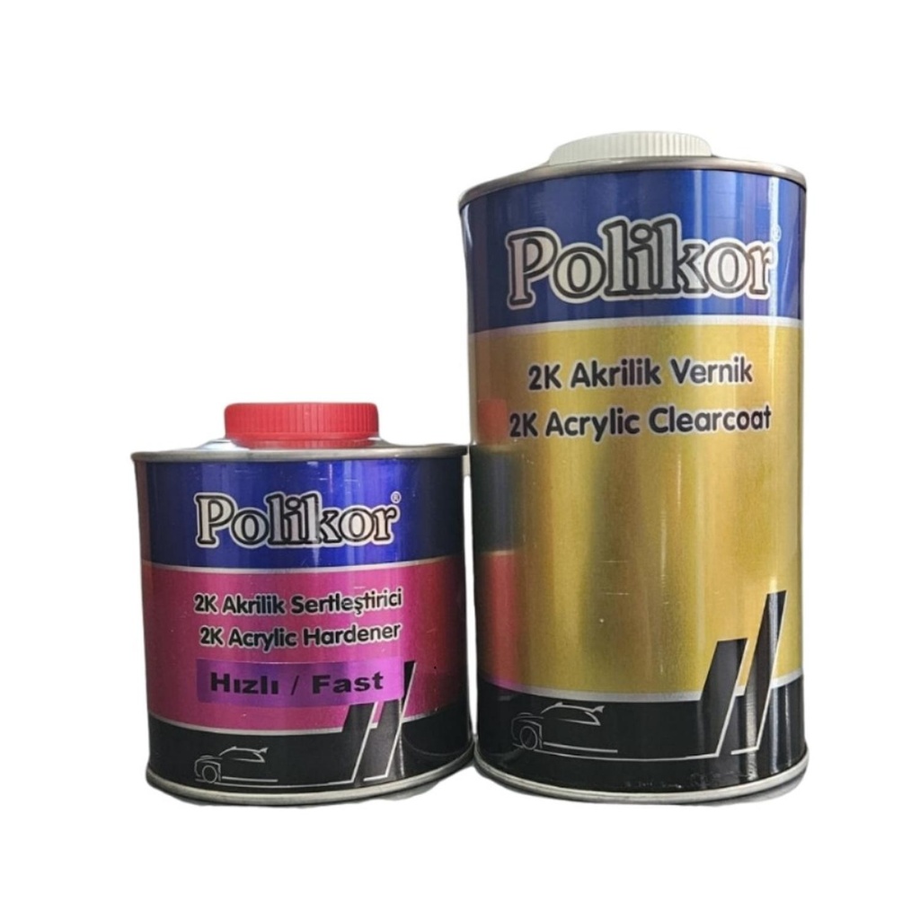 KIT Barniz Clear Polikor PU Automotriz HS Kit 1.5 LT 