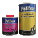 KIT POLIKOR BARNIZ CLEAR PU Automotriz HS Kit 1.5 LT