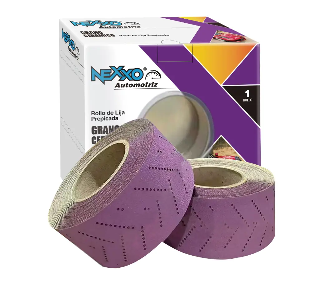 NEXXO ROLLO LIJA CERAMICA 70MM X 12MT (GR.80 HASTA GR.320) (120)