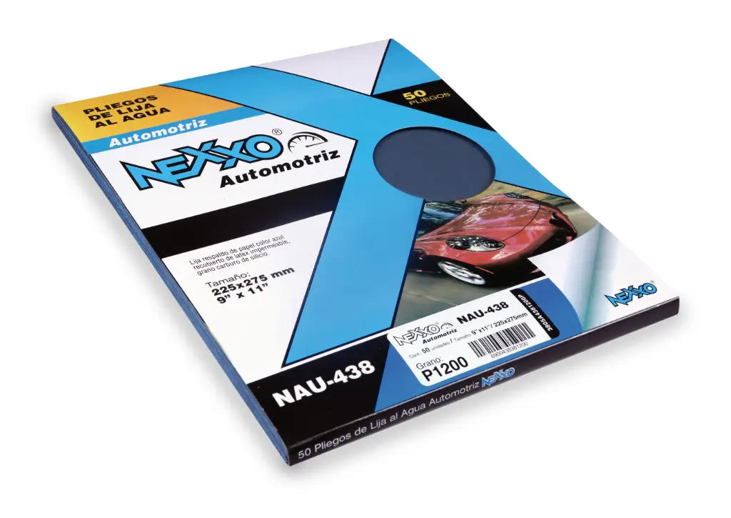 NEXXO LIJA AL AGUA MICROFINA NAU-438 ( GR.600 HASTA GR.2000 ) (1000)