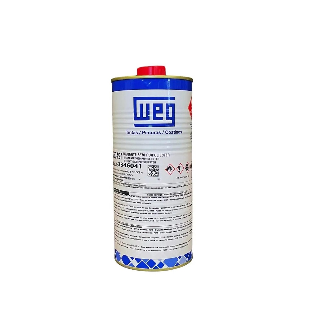 W-ST DILUYENTE 5870 PU/POLIESTER LATA 900ML