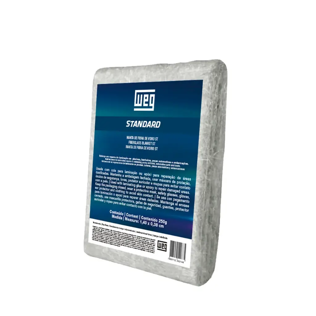 W-ST MANTA FIBRA DE VIDRIO 250 GR. ( 1,4 MT X 38 CM ) UNI