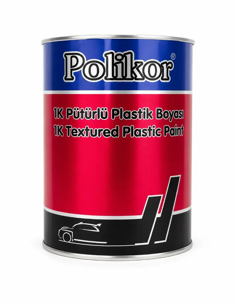 [PK1KTEXTP1L] POLIKOR 1K PINTURA TEXTURA PARA PLASTICOS Y BUMPER 1LT NEGRO