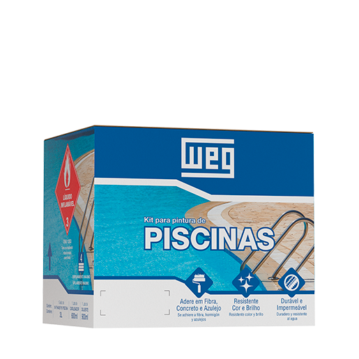 [WPPUC] WEG KIT POLIURETANO PISCINA CELESTE ALTA RESISTENCIA 4,5 LT