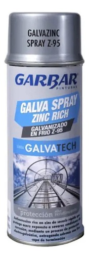 [PC-FF50003] Pintura Spray Galvanizado Frio Gris 440ml 95% Anticorrosivo