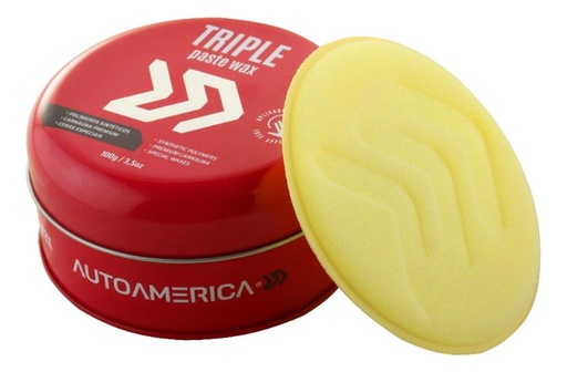 [304540034] Cera Carnauba 80% Triple Wax 3 en 1 Autoamerica  