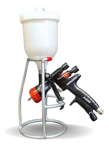[A608] AEROPRO PISTOLA DE PINTURA A608 HVLP 1.3 - Clear/Base 600ml
