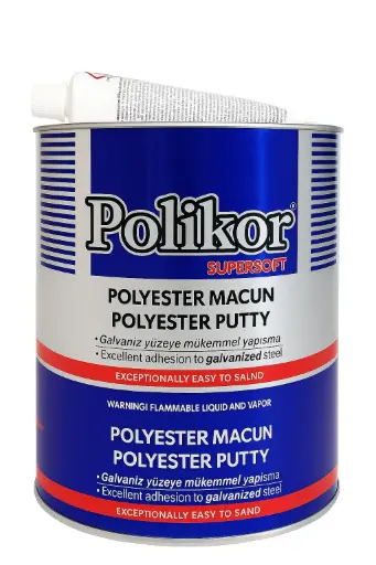 [PKSS1G] POLIKOR MASILLA SUPERSOFT POLIESTER PUTTY + POMO 120G 3,7 kg