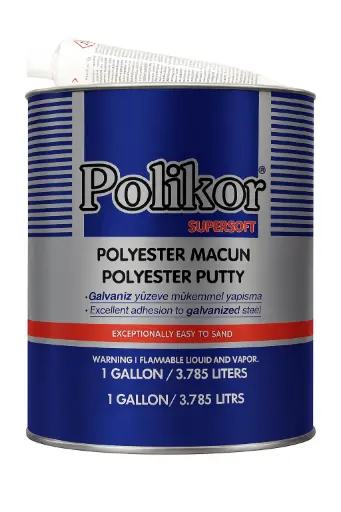 [PKSS1G] POLIKOR MASILLA SUPERSOFT POLIESTER PUTTY + POMO 120G 3,7 kg