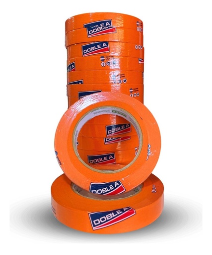 [50XAANARANJA] DOBLE A CINTA AUTO. NARANJA ALTA T 18MMX50MT 12UN