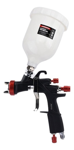 [A610] PISTOLA LVLP 1,3 MM Clear/Base BLACK 600 ml