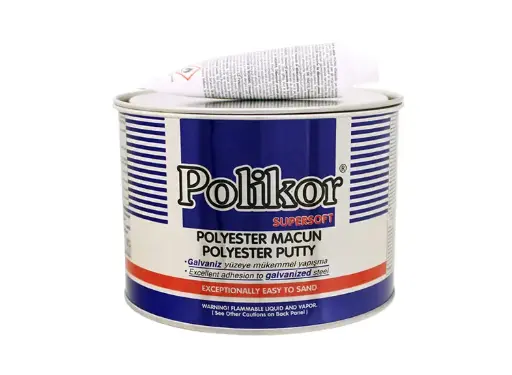 [PKSS18] POLIKOR MASILLA SUPERSOFT POLIESTER PUTTY + POMO 15G 485 grs