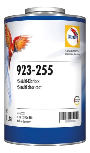 [53147222] Laca Glasurit 923-255 Barniz Automotriz Clear Aleman 1 Lt.