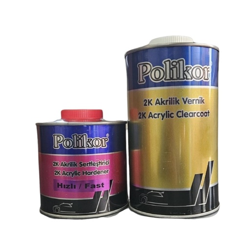 [KITPKCC1] KIT Barniz Clear Polikor PU Automotriz HS Kit 1.5 LT 