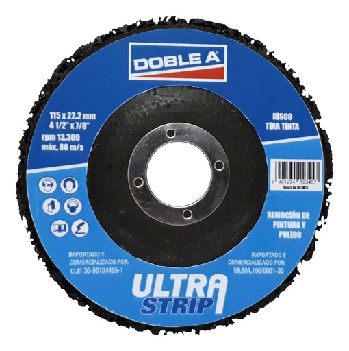 [66261142381] Disco Remocion Pintura Ultra Rapid Strip 4 1/2 Fibra